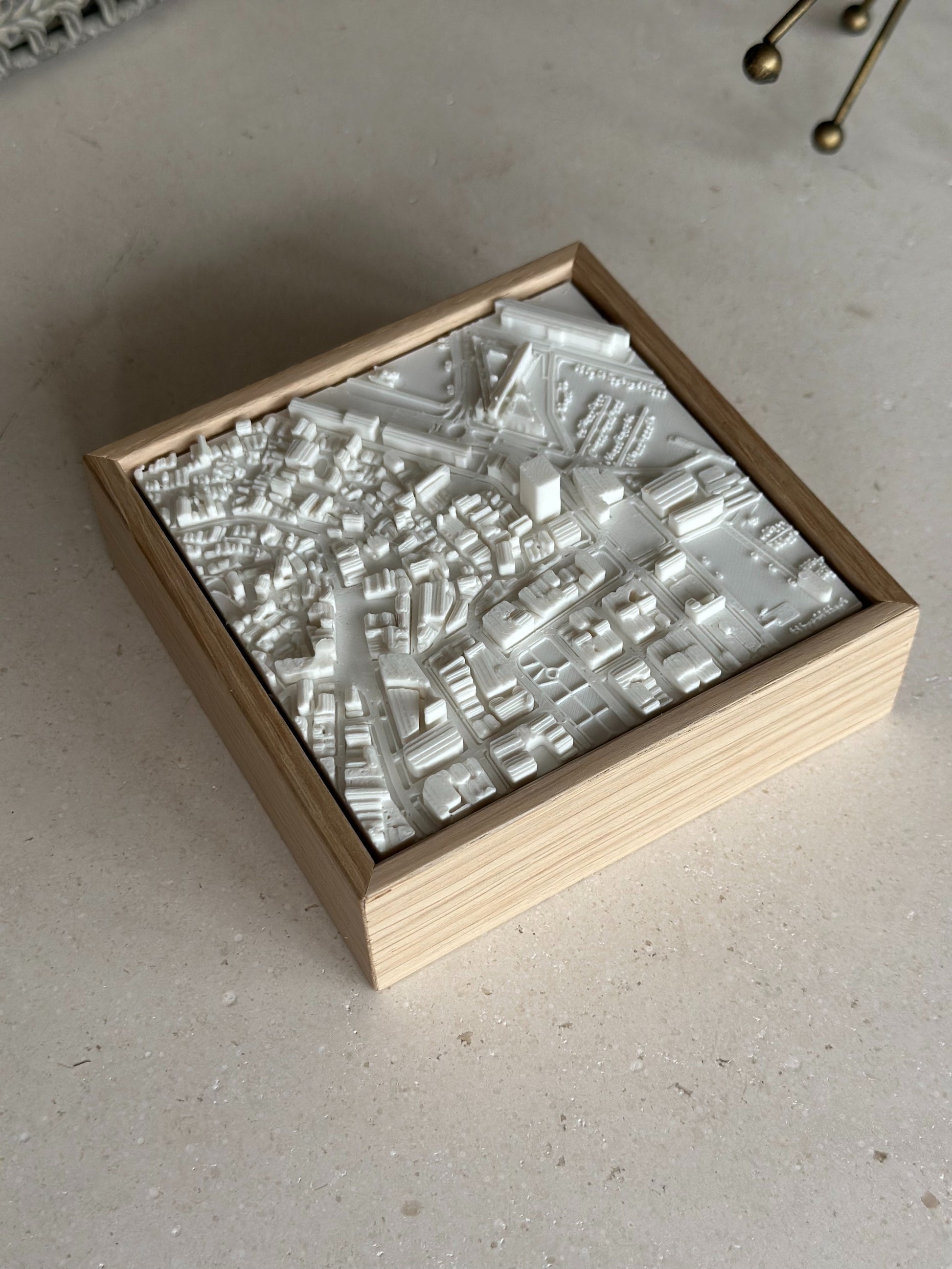 Vigo MINI mapa 3D en relieve