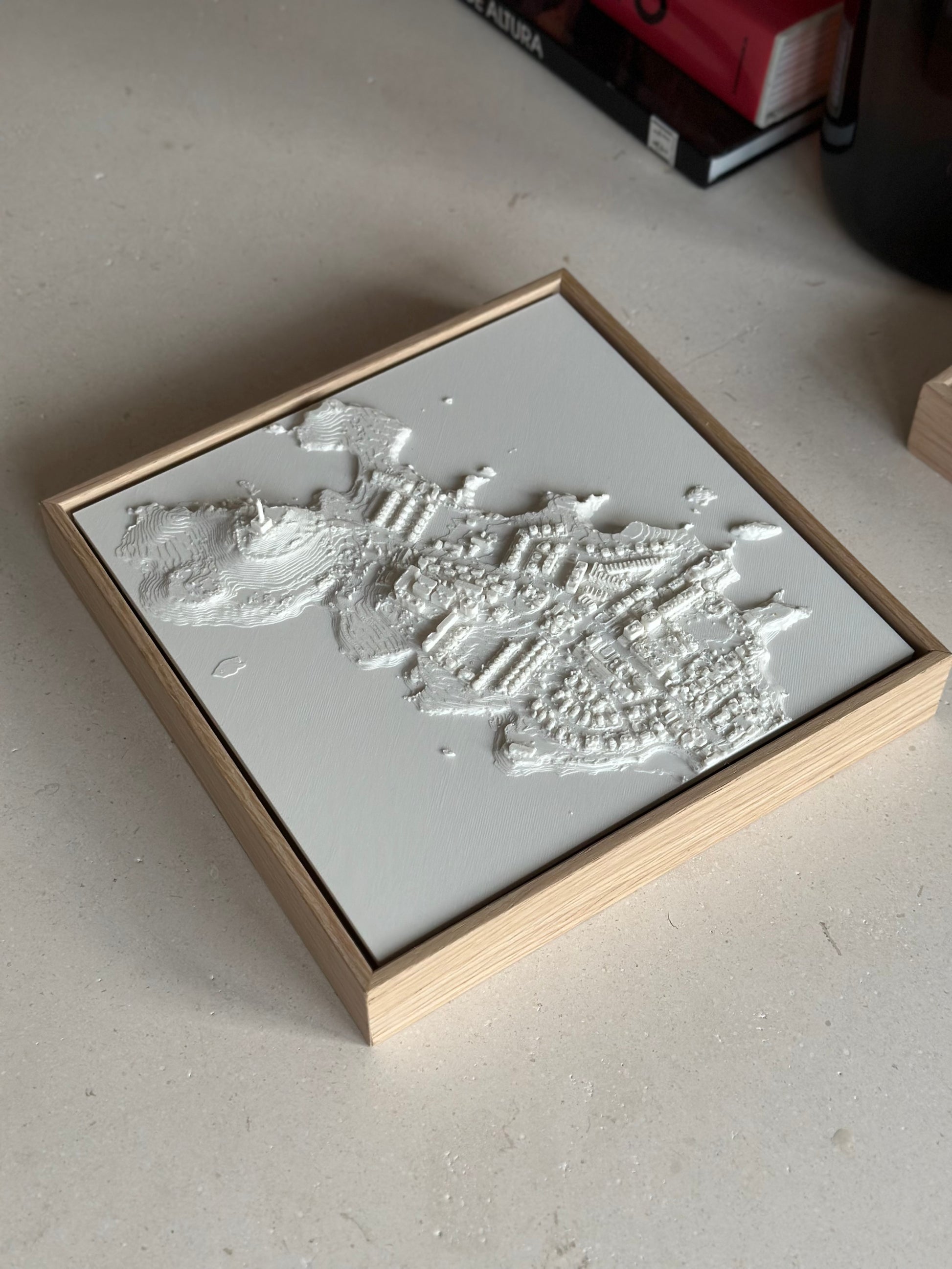 Cabo de Palos Compact mapa 3D en relieve