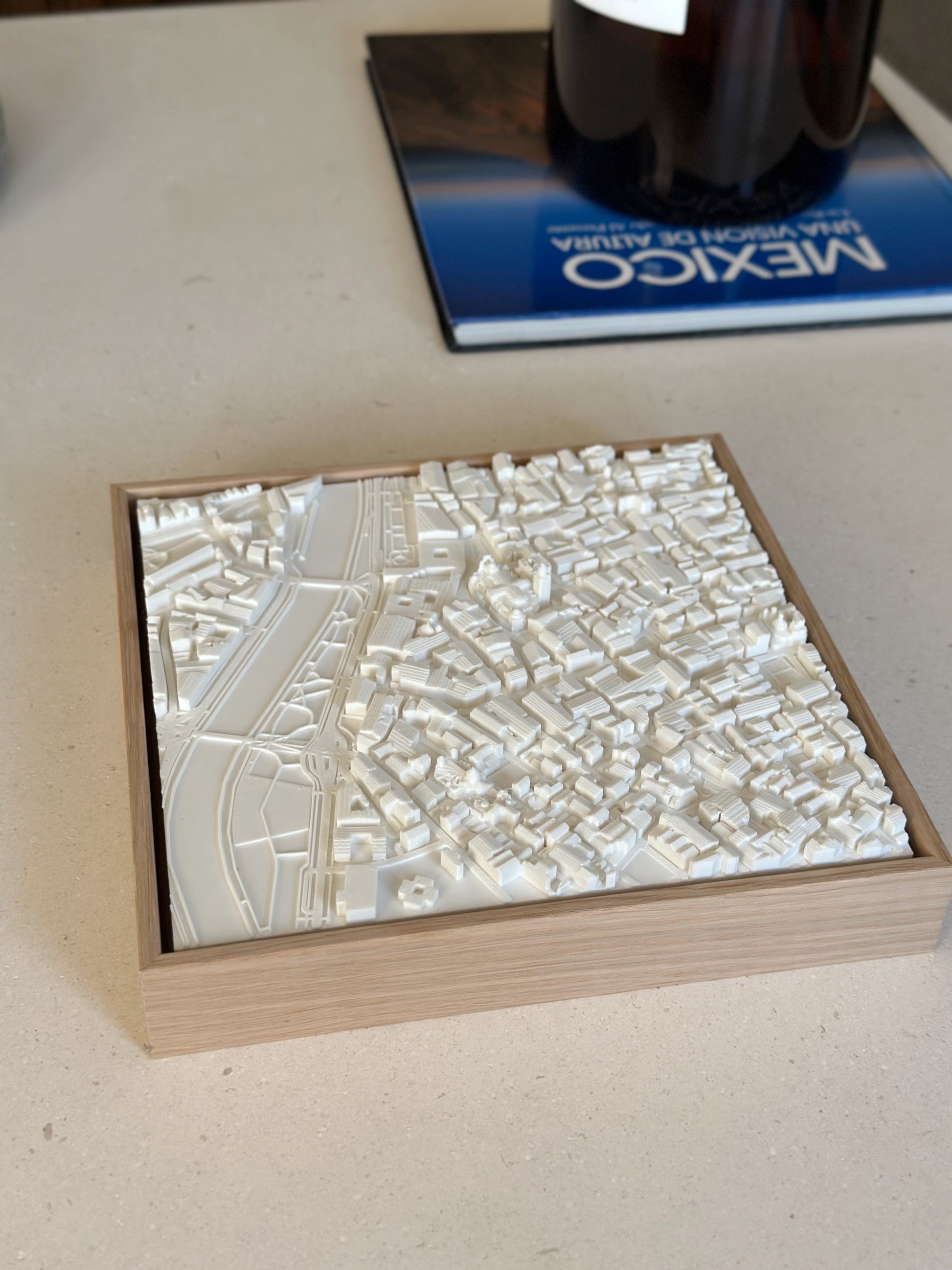 Murcia Compact mapa 3D en relieve