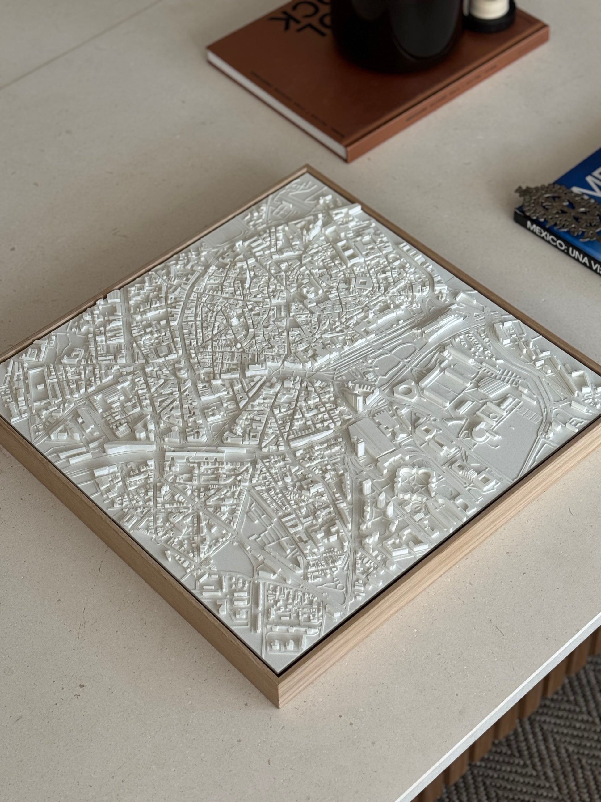 Montpellier Moderate mapa 3D en relieve