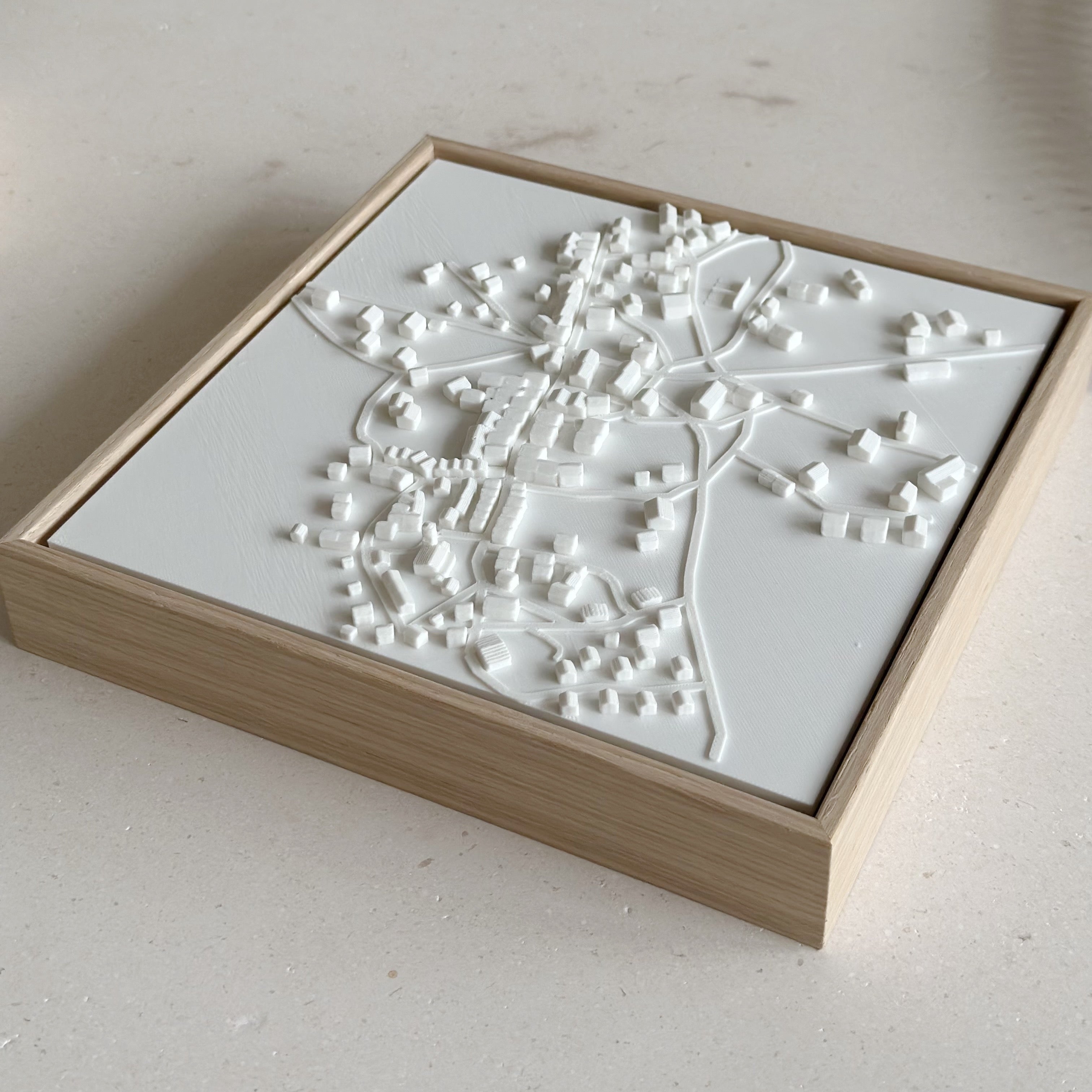 Sotosalbos Compact mapa 3D en relieve