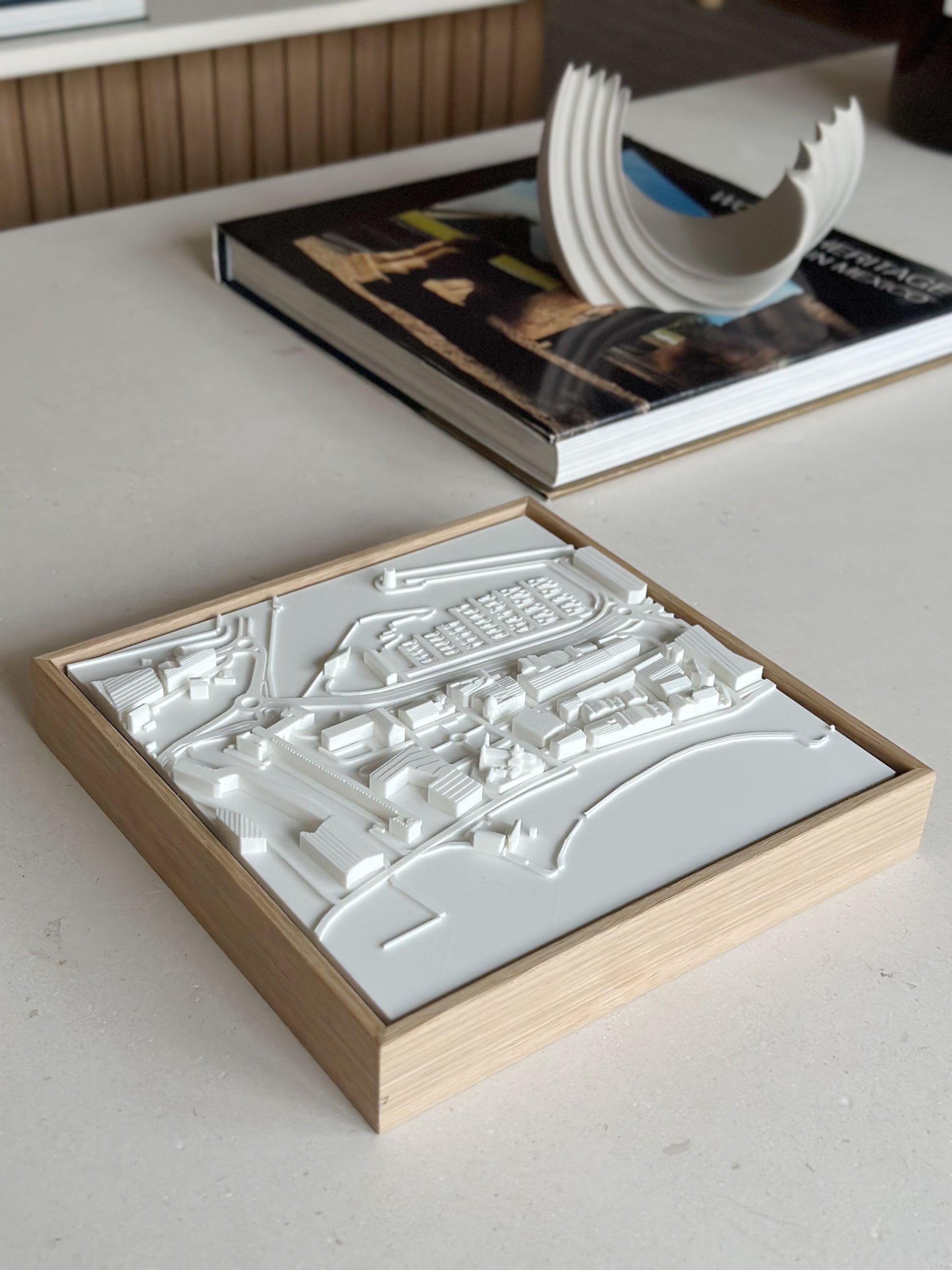 Ceuta Compact mapa 3D en relieve