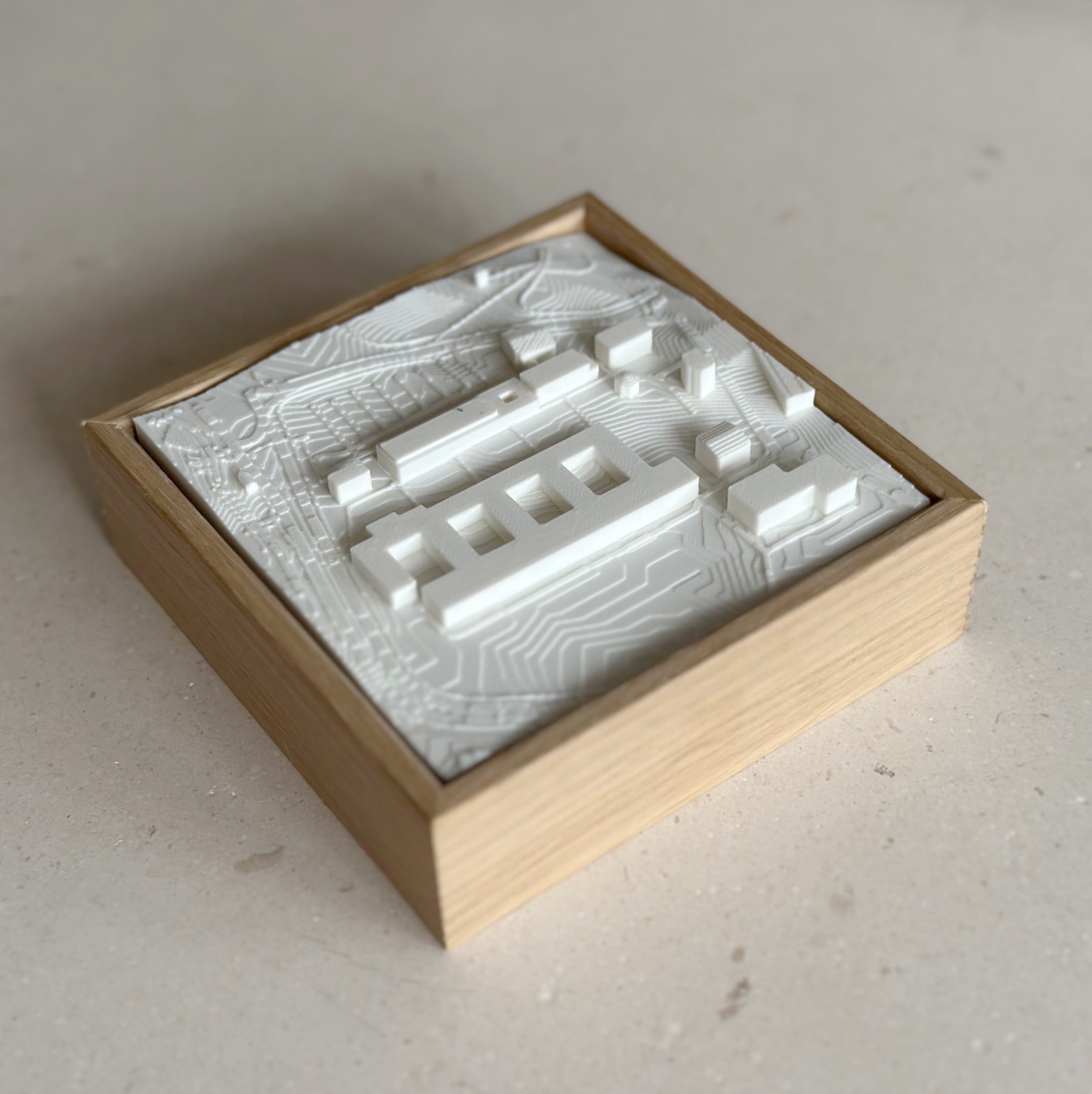 Madrid · Uam MINI mapa 3D en relieve