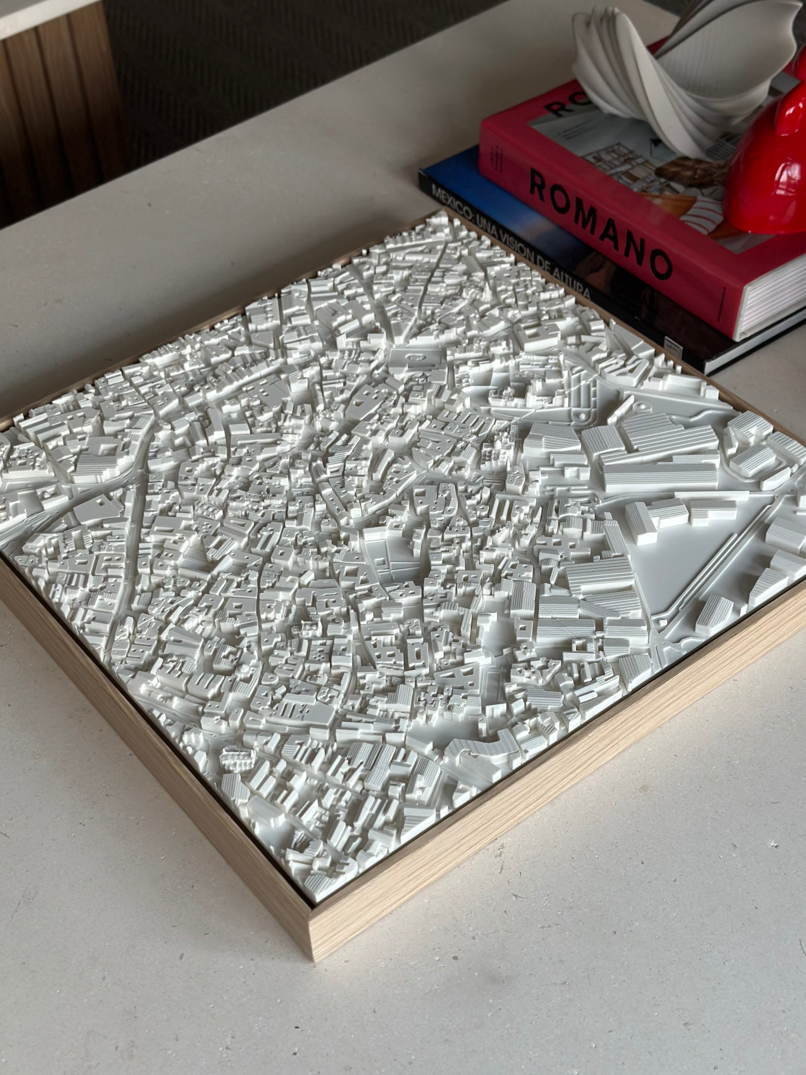 Jerez Moderate mapa 3D en relieve