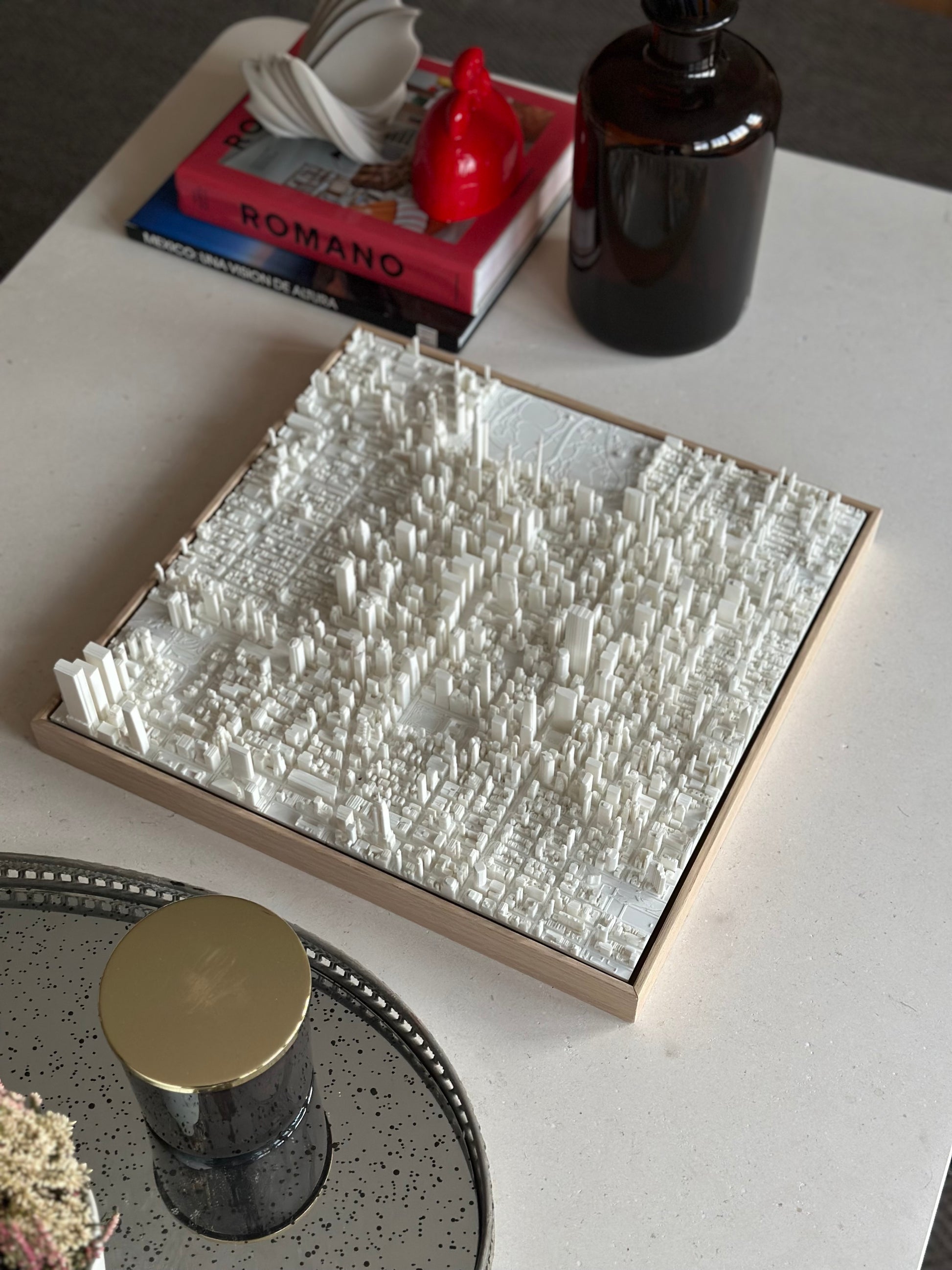 Nueva York Moderate mapa 3D en relieve