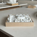 Mapa 3D de Madrid Bernabeu en relieve para decoración de pared - Cuadro tridimensional WalledMaps