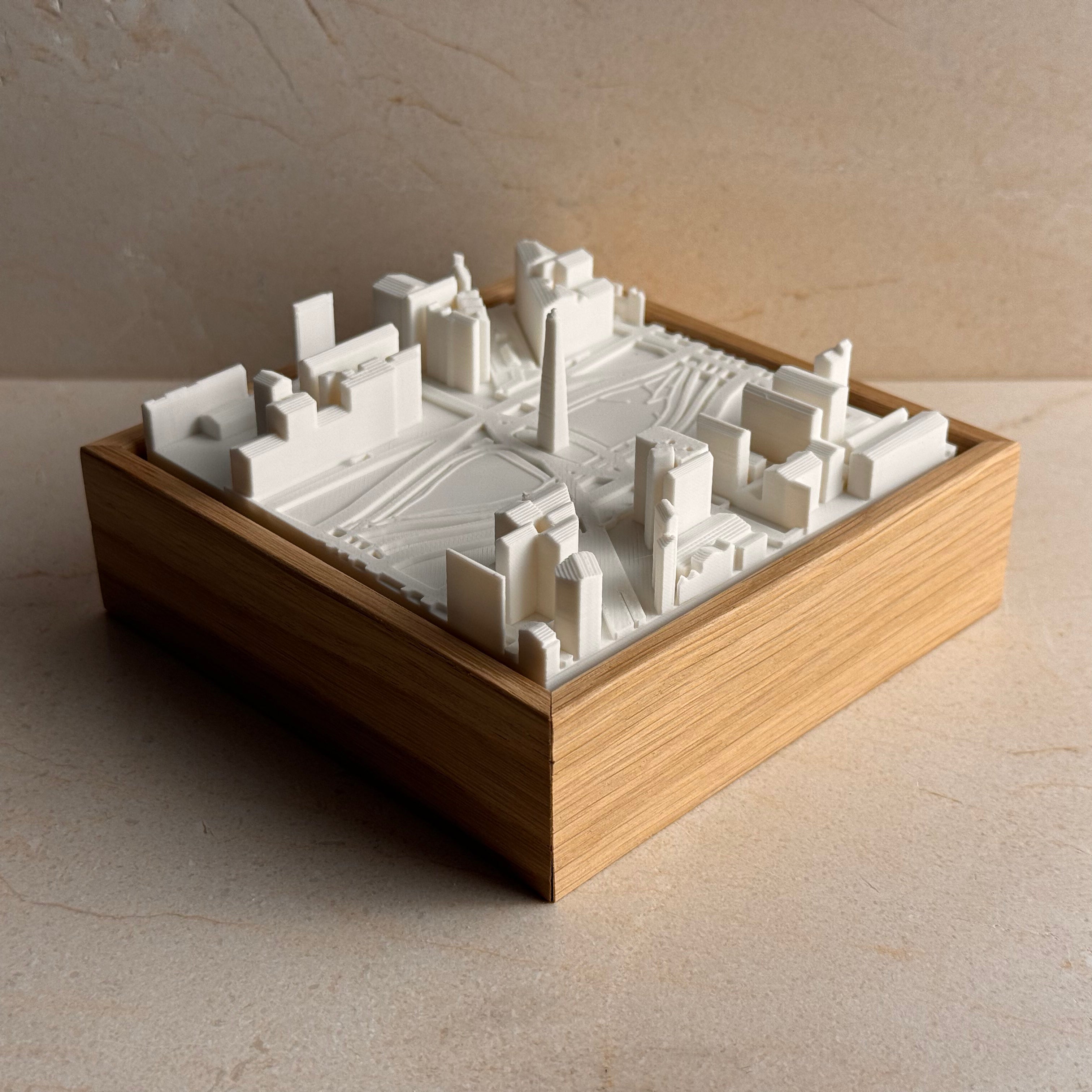 Buenos Aires MINI mapa 3D en relieve
