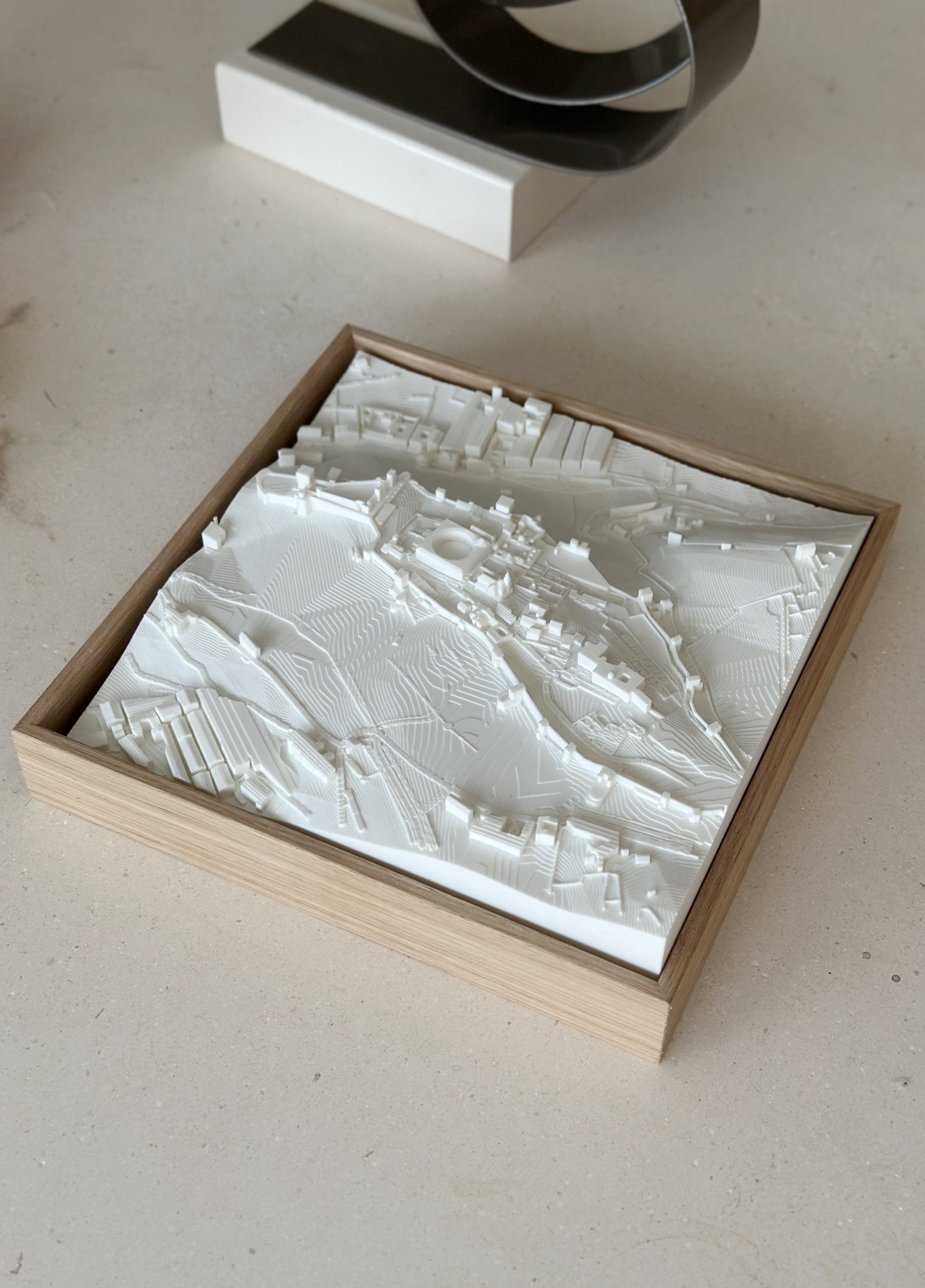 Granada Compact mapa 3D en relieve