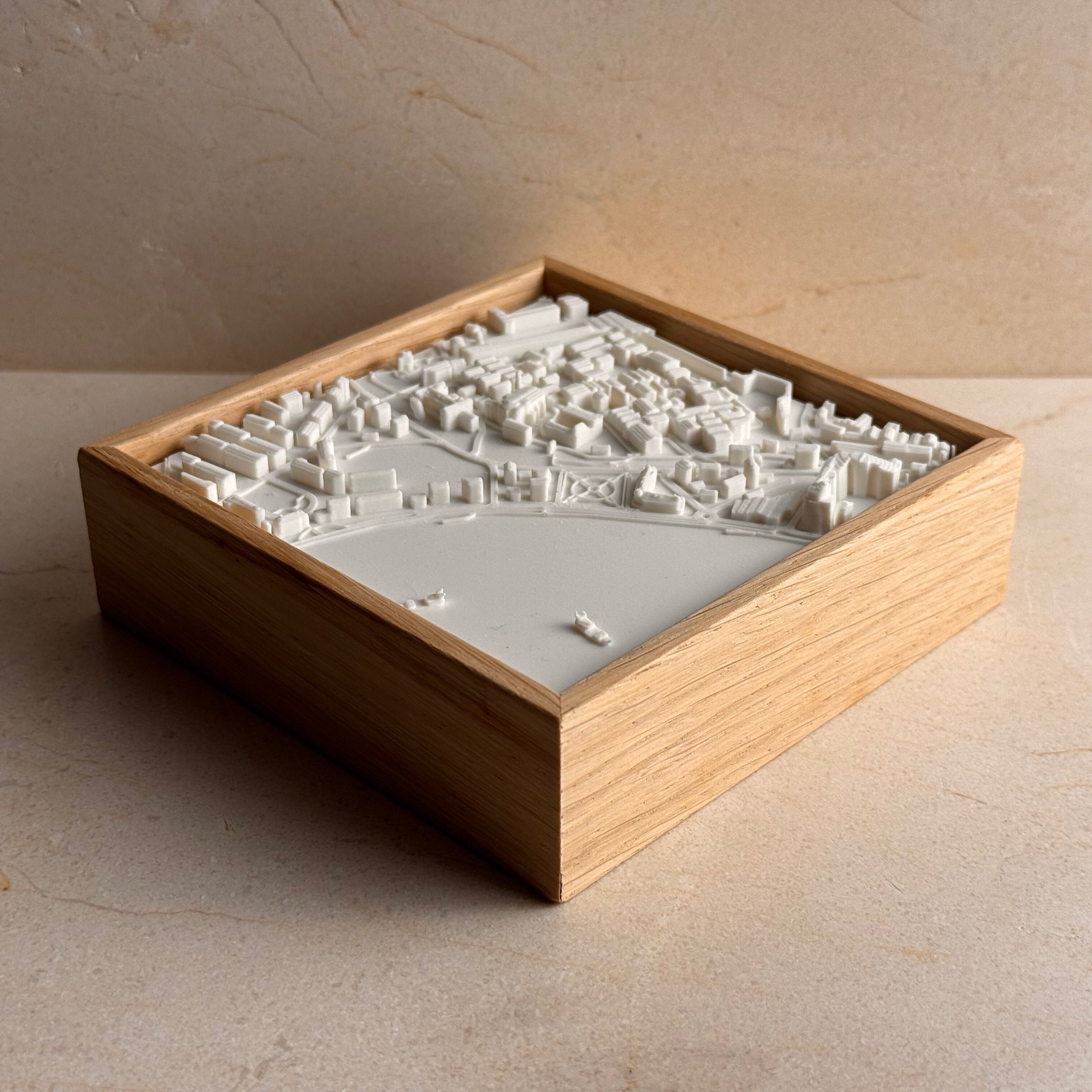 Hondarribia MINI mapa 3D en relieve