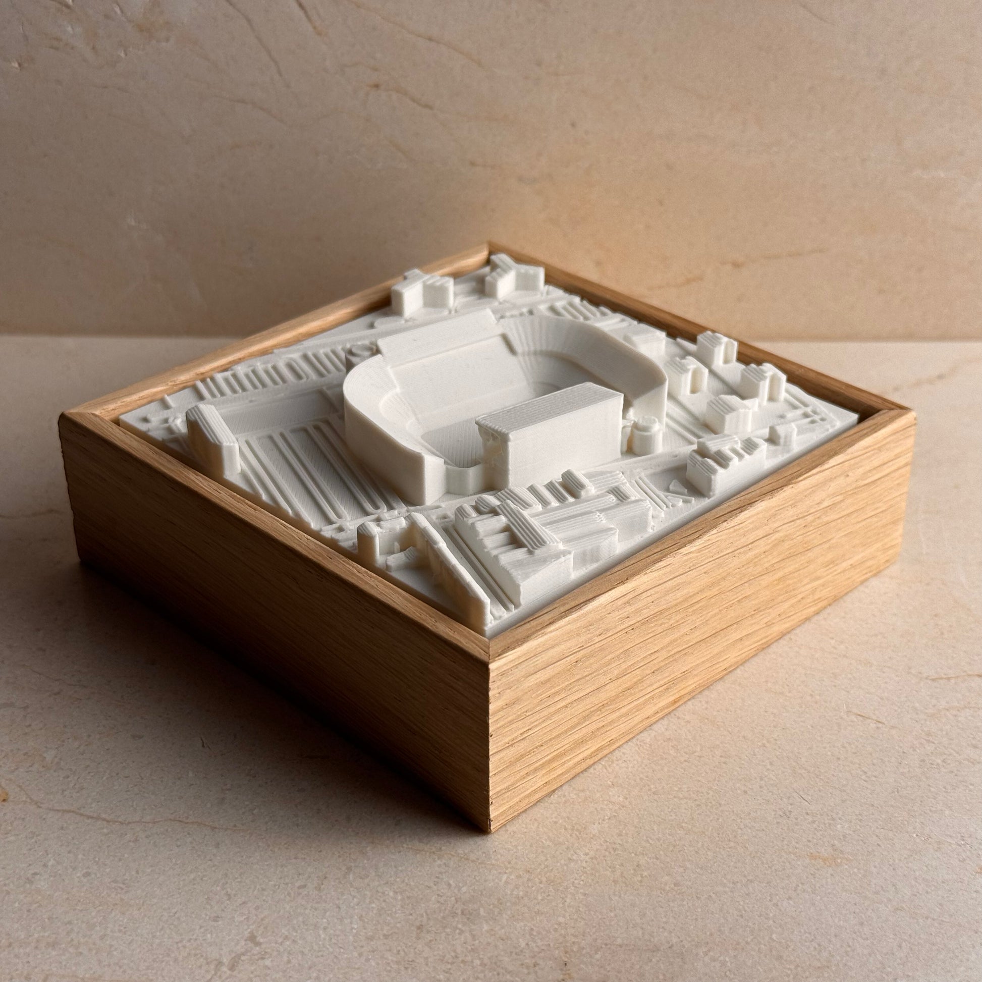 Valencia · Mestalla MINI mapa 3D en relieve