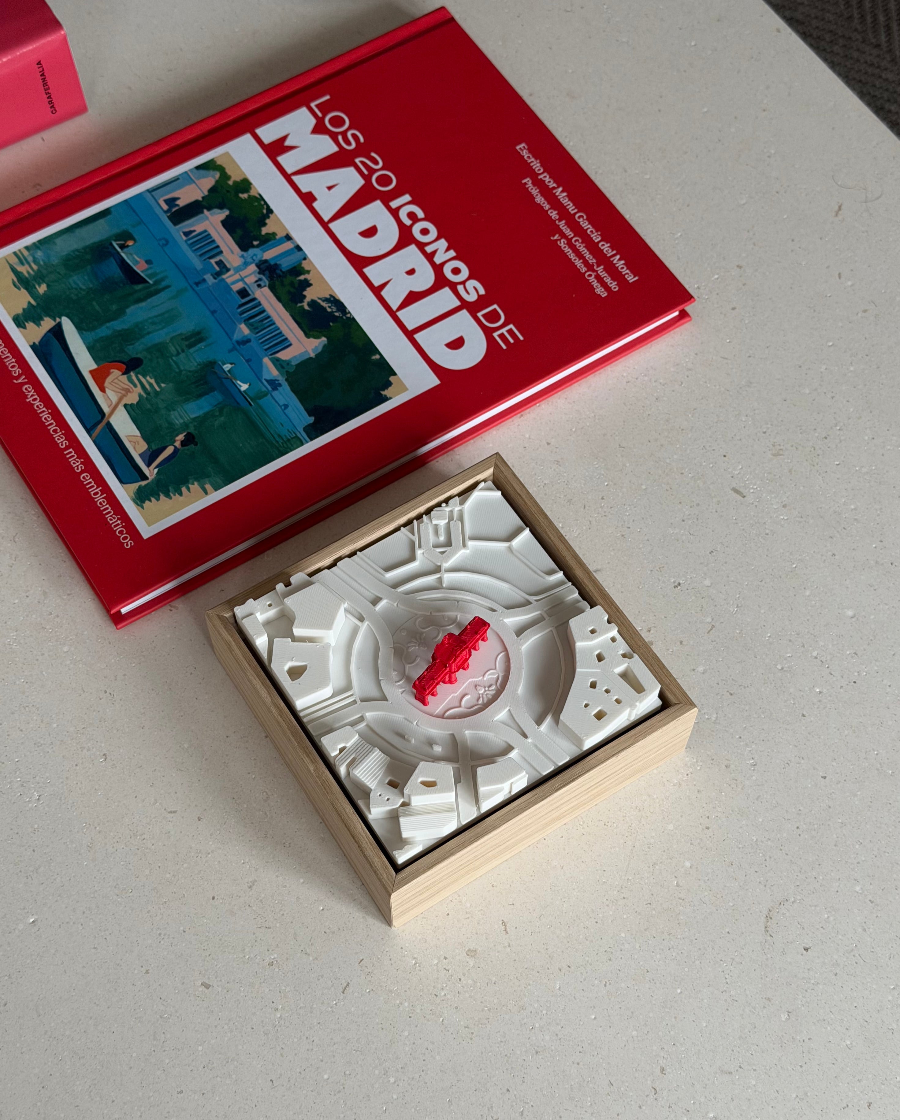 Madrid · Puerta de Alcalá MINI mapa 3D en relieve