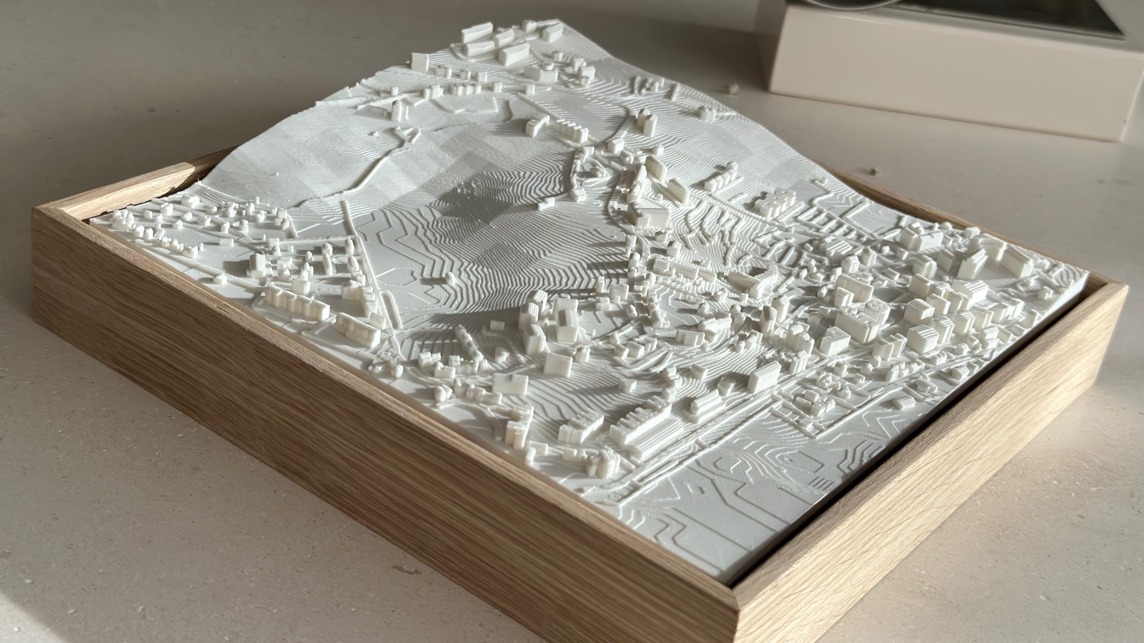 Suances Compact mapa 3D en relieve