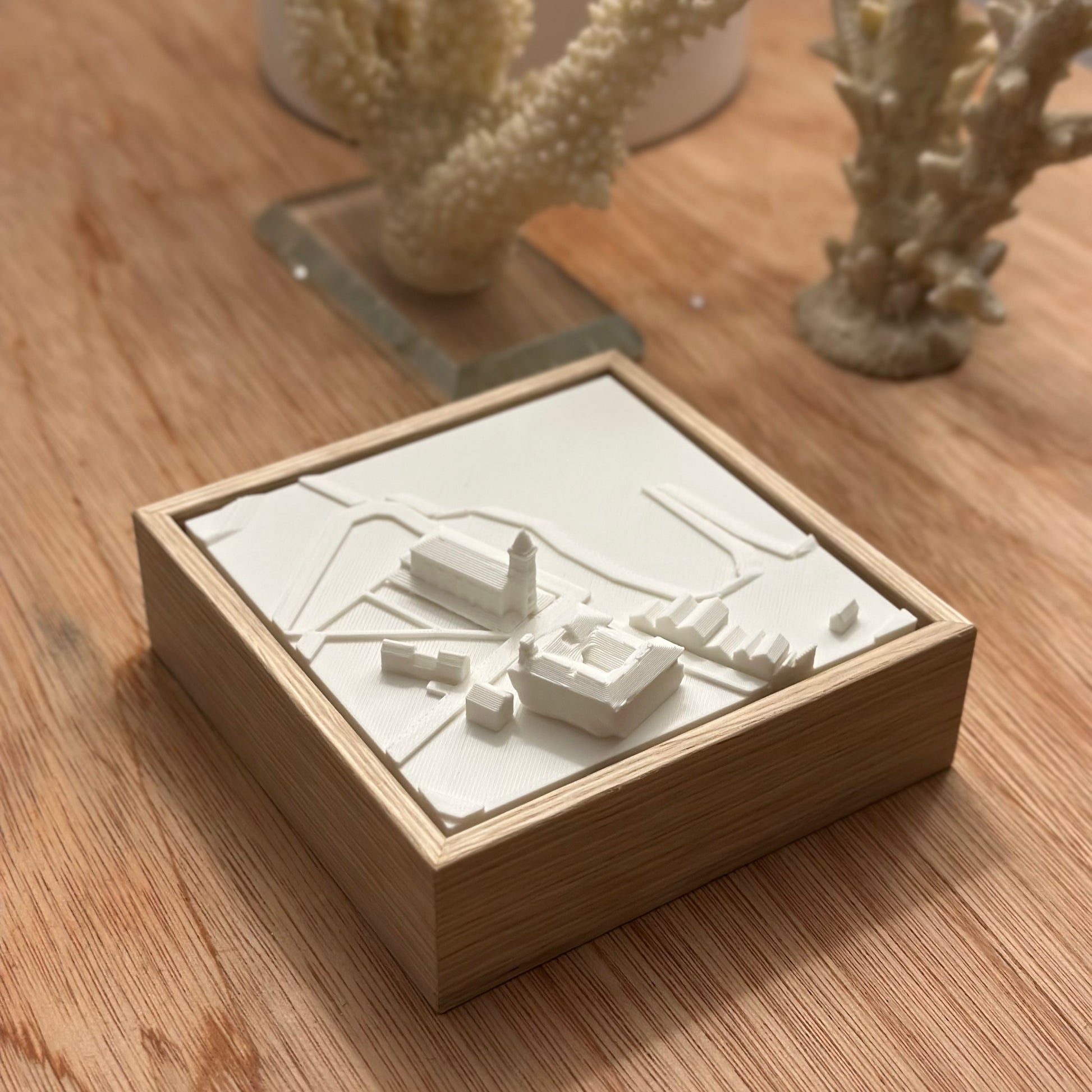 Luanco MINI mapa 3D en relieve