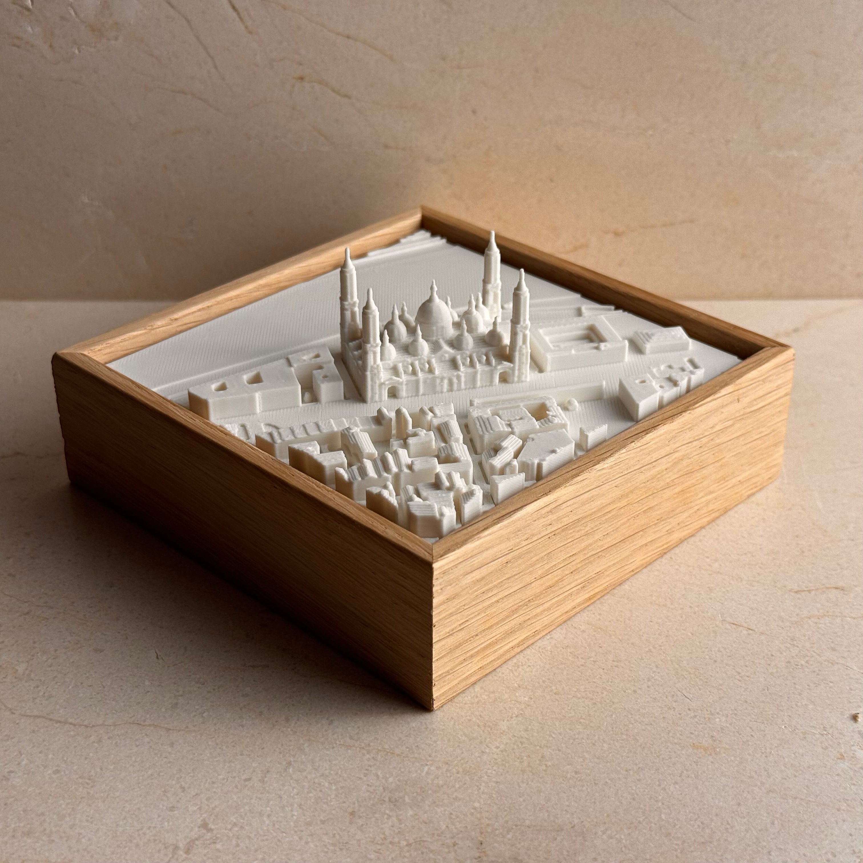 Zaragoza MINI mapa 3D en relieve